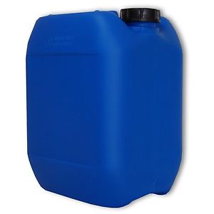 Plastic canister, Jerrican 10 L DIN 51, Blue, Made in Germany (22041)