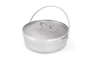 GSI Outdoors 12-Inch Aluminum Dutch Oven (Silver 5-Quart) GSI