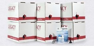 Legacy Emergency Water 4 Month Supply Box Kit Aquamira Stack Containers Survival