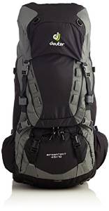 Deuter Aircontact 45 + 10 Sac à dos Black-Titan 55 L