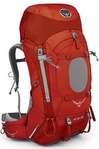 Osprey Ariel 65 Womens Hiking Backpack Vermillion Red