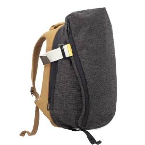 Cote&Ciel Isar Twin Touch Grid Backpack - Juniper Green/Caramel