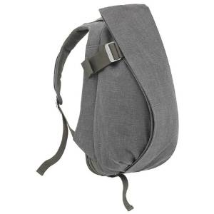 Cote&Ciel Isar Large Raw Canvas Backpack - Icelandic Ash