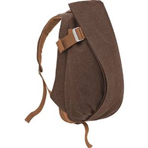 Cote&Ciel Isar Large Raw Canvas Backpack - Roasted Chestnut