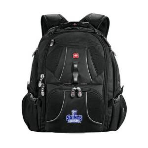 OLLU Wenger Swiss Army Mega Black Compu Backpack 'Our Lady of the Lake University Athletics - Offical Logo'