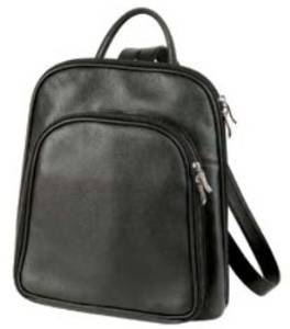 DDI 1473943 Ladies Leather Backpack - Black