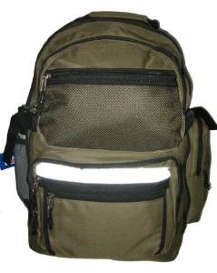 DDI 703098 Polyester Backpack 19 in. x 13 in. x 8 in. Olive Green