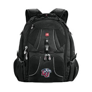 Liberty Wenger Swiss Army Mega Black Compu Backpack 'LU w/ Eagle Head'