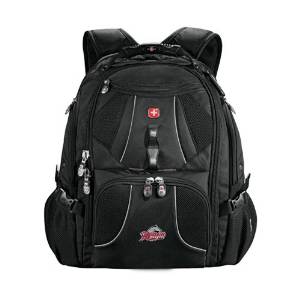 Rider Broncs Wenger Swiss Army Mega Black Compu Backpack 'Rider Broncs Offical Logo'