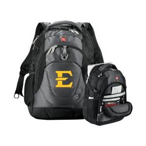 ETSU Wenger Swiss Army Tech Charcoal Compu Backpack 'E - Offical Logo'