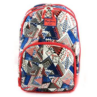 Backpack 'Pepe Jeans' multicolor patchwork.