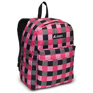 16.5" Backpack Pink Plaid Case - 30 pk.