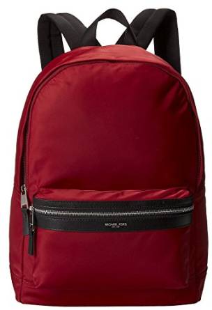 Michael Kors Cardinal Red Nylon Backpack