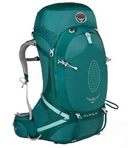 Osprey Aura AG 65 Womens Hiking Backpack Medium Rainforest Green