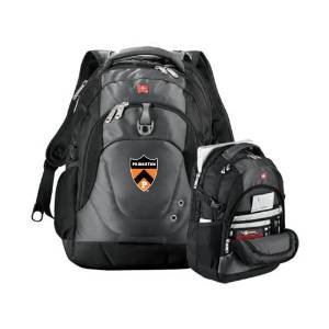 Princeton Wenger Swiss Army Tech Charcoal Compu Backpack 'Princeton P Shield'