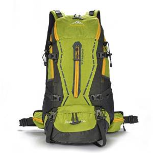 45L Tactical Camping Hiking Traveling Mountaineering Backpack -Color: Green