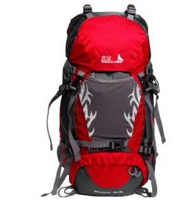 Mountaineering Bag Outdoor Backpack Backpack and Travel Outdoor Camping 50 L Package 60 L Authentic Red 50 L