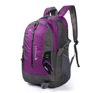 Outdoor Backpack Backpack and Authentic Tourist Travel Backpack 40 L Purple