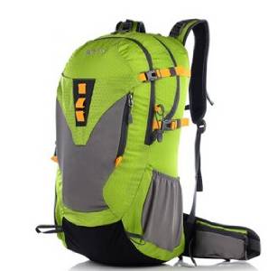 Outdoor Professional Mountaineering Bag Super Light Wear Outdoor Sports Bag Both Men and Women Travel Bag 45 Litres of Fluorescent Green