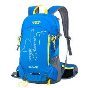 Outdoor Leisure Travel on Foot 30 L Men's and Women's Shoulders Cycling Mountaineering Backpack Blue 30 L