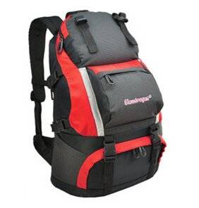 New Outdoor Climbing Package Han Edition Shoulder Bag Men and Women Sports Travel Backpack Travel Xueshengchao Red Backpack