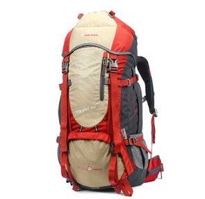 Professional Men's Outdoor Backpack Backpack Backpack Outdoor 55 L Travel Package May Travel Essential Rose Red