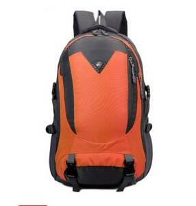 The Fashion Leisure Sports Bag Recreation Bag Mountaineering Bag Hiking Backpack Bag Men and Women with Couples Contracted Personality Orange 36-55 L