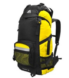 45 L Waterproof Backpack Backpack Outdoor Professional Travel Bag Men's and Women's Backpack Yellow