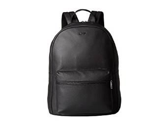 Armani Jeans Leather Zaino Black Backpack Bags