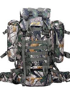 Large-Capacity Multi-Functional Outdoor Riding Mountaineering Camping Tactical Camouflage Shoulder Bag 80L