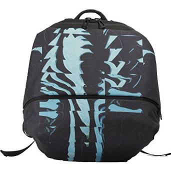 Cote&Ciel Meuse Ripple Eco Yarn Backpack - Midnight Black/Rich Jade