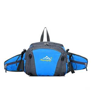 Waterproof Hiking Cycling Waist Bag Multi Function Outdoor Travel Purplish blue