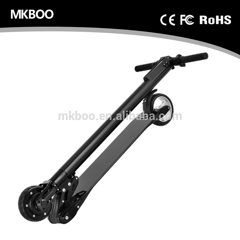 New design foldable the lightest 5inch electric carbon fiber electric scooters two wheels carbon fiber electric scooter