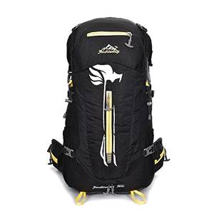 WQ Climbing Bag Shoulder Outdoor Waterproof Backpack Bag Arge-Capacity Support for Men and Women Hiking Backpack