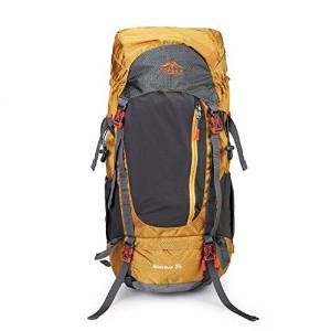 WQ Big 55L Outdoor Mountaineering Backpack Hiking Camping and EisureTravel for Men and Women