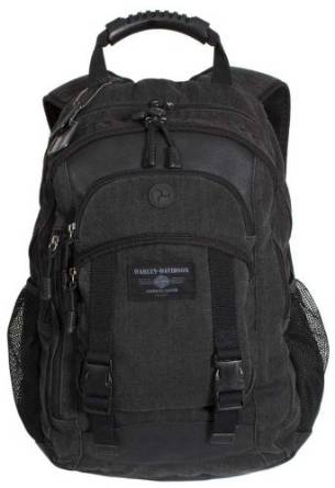 Harley-Davidson Mens C4 Backpack CC8105S-GRYBLK