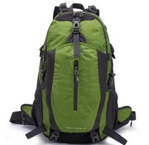 Waterproof Outdoor Sports Camping Hiking Backpack Professional Riding Tra Nsport Bag Backpack 40 L Green (Cover)