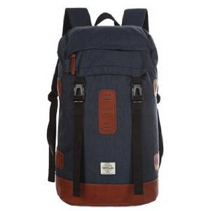 Outdoor Men and Women Through 30 Liters Backpack with Fabric and Leather Stitching Is Equipped with Electric Head