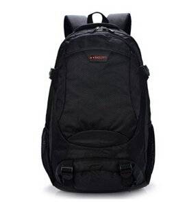 Travel Backpack Female Bag Lightweight Waterproof Outdoor Backpack Shoulders Backpack Black Movement