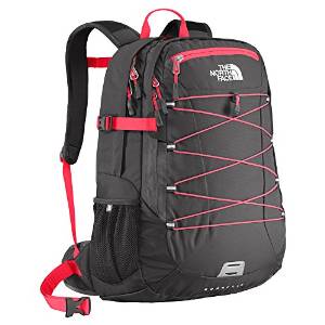 The North Face Women's Classic Borealis Backpack, Rocket Red/Asphalt Grey