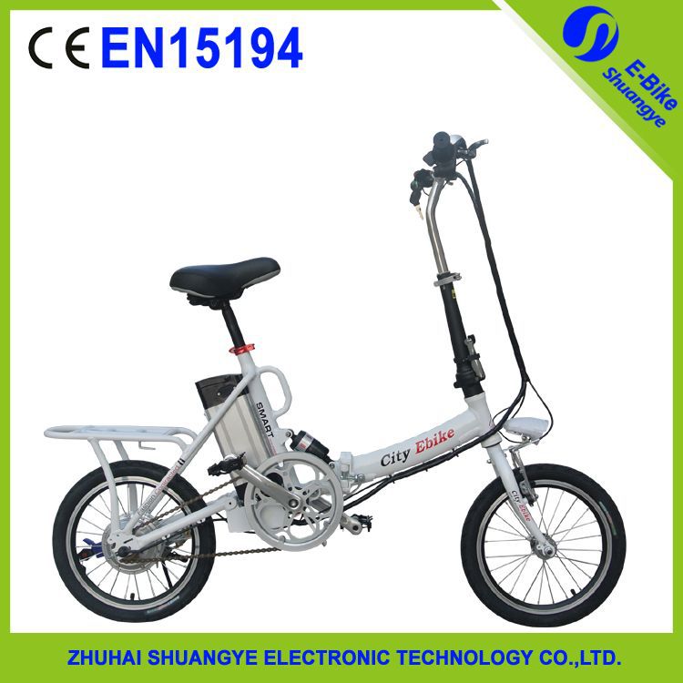 2015 newest 16 inch 36v cheap folding electric mini bike