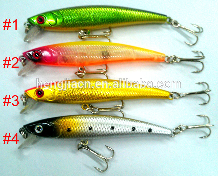 92mm Minnow Fishing Lures Fishing lures 9.2CM 8.6G 6#hooks Classical Minnow plastic hard bait japan carbon hooks 1000pcs/box