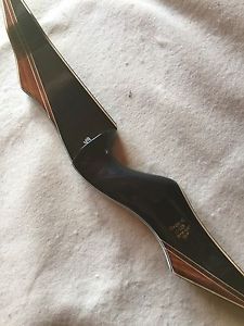 Bear Super Kodiak Black Phenolic 64" Right HAND  50# Recurve "Black Beauty"