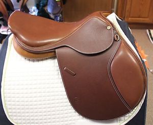 NEW Intrepid Gold Close Contact Saddle - 18" Wide Tree - Brown Two-Tone