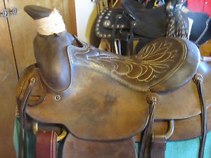 Vintage 15" Western Roping Saddle