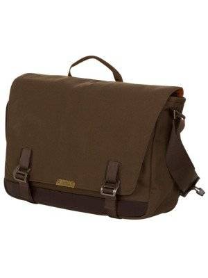 Bergans Messenger Bag Volda Canvas Leather 15.4" Lightweight 3713