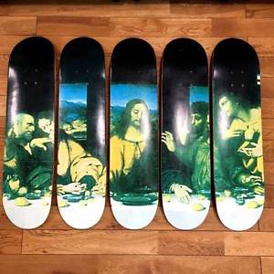 Japan Genuine Supreme 2002 Supper Decks Jesus The Last  Skate Deck Skateboard