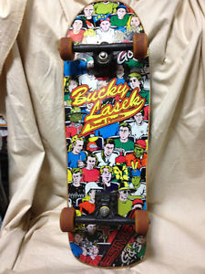 Japanese Powell Peralta x Bucky Lasek 80's Vintage Skate Deck Black Skateboard