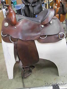 Billy Royal Training Work Trainer Saddle Used 16" Nice