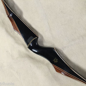 Bear Super Kodiak Black Phenolic 64" Right HAND  40# Recurve "Black Beauty"